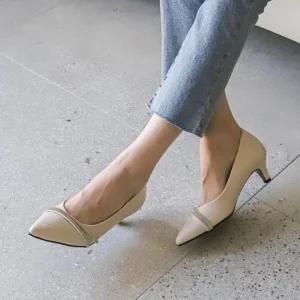 여성신발 펌프스힐 슬링백 여성화 여자구두 토오픈