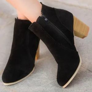 여성 신발 구두 겨울 3색 힐 하이탑 캐주얼 워커