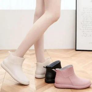 여성 방수 슈즈 레인부츠 숏 여성장화 부츠 발목 장화