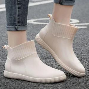 여성 앵클부츠 숏 2컬러 레인부츠 장마철 장화