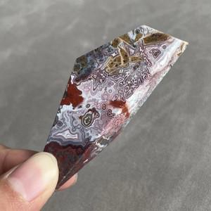 천연석 멕시코 레드 마노 프리폼 광택 크리스탈 장식 바위 수집 레이키 힐링