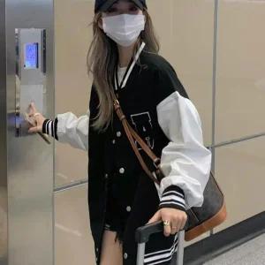 [프로셀러] 학생 패션 기모 안감 오버핏 캐주얼 여자 야구 점퍼