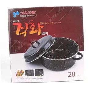 키친아트 네이쳐 다용도 직화냄비 28cm 군고구마 군밤