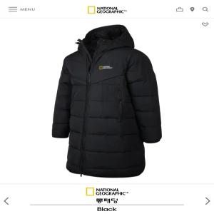 내셔널지오그래픽 남녀공용 겨울 롱패딩 점퍼