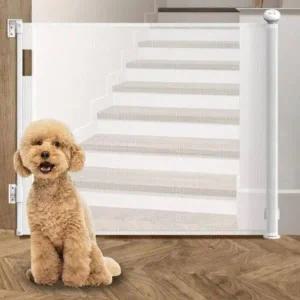 강아지안전문 베르 애견 롤 스크린 안전문 애견 펜스 울타리