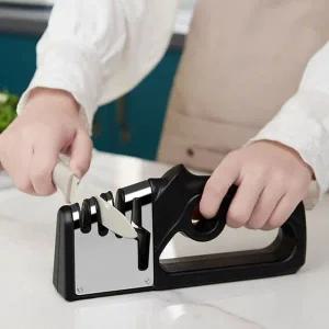 칼날 연마 도구 삼중 칼날 손잡이 연삭기