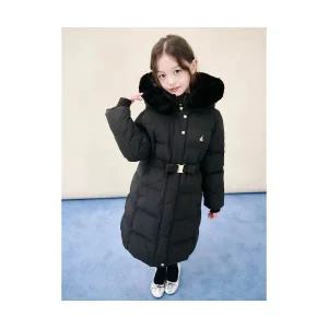 빈폴 키즈 BEANPOLE KIDS 여아 프리미엄 덕다운 롱패딩 블랙 BI5X38G065 818670