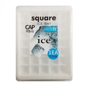 얼음 제조용 얼음틀 투명 뚜껑 포함 아이스트레이