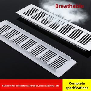 너비 100/150/200mm 환기 그릴 알루미늄 합금 통기성 메쉬 길이 캐비닛 공기 구멍 커버 하드웨어