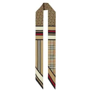 [롯데백화점]버버리 몽타주 프린트 실크 트윌리 스카프 8037017