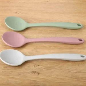 실리콘 요리 수저 레스토랑 스푼 다용도 숟가락 주방용품