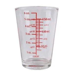 무착색 유리 눈금컵 170ml 1p 미니 계량컵 계량잔