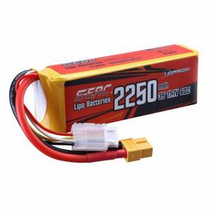 선파도우 11.1V 3S RC 리포 배터리 60C 2250mAh, XT60 커넥터 장착 비행기 쿼드콥터 헬리콥터 드론 FPV 레이싱 취미용 충전식