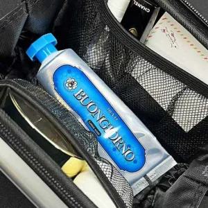 여행용 미니 하드캐리어 파우치 가방 실버 파우치