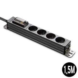 멀티탭 고용량 누전차단 콘센트 4구 1.5M (티타늄) 공구 전기용품 멀티탭 콘센트 멀티코드