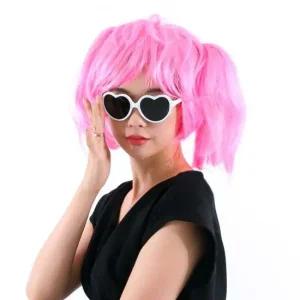 핑크 소품 파티 노래방 가발 큐티양갈래가발 파티가발 파티용품 파티가발 이벤트가발 코스프레 이벤트용품