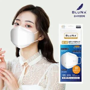 [블루나]KFAD 마스크 대형 화이트 30매