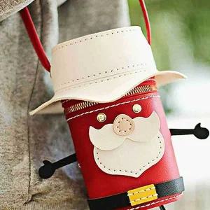 가죽 가방 만들기 diy 산타 미니 백 가죽공예재료