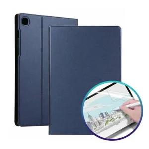 갤럭시탭S7 FE 슬림 케이스+종이질감 액정필름 WFKY06P