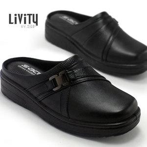 무료배송LIVITY [블랙-SM232] 남성용 기모처리된 사무실용 털슬리퍼 방한화 털단화 부츠 스니커즈 구두