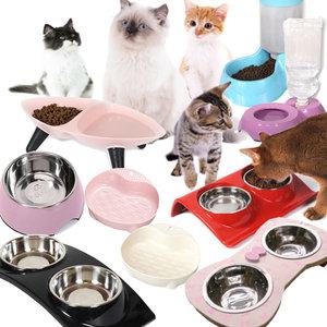 다양한 고양이식기 모음 급식기 급수기 물병