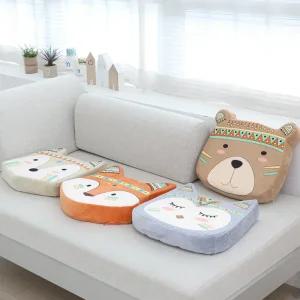 이솔홈 애니멀 유아 식탁 학생 카페 인테리어 쿠션 의자 캐릭터 방석