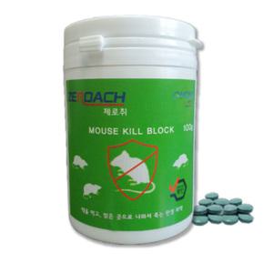 쥐약/제로취마우스킬 블럭 100g 쥐포스끈끈이/라쿠민페이스트/쥐트랩끈끈이 쥐본드A