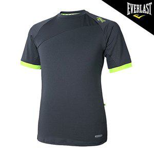 [에버라스트] 남성용 남녀공용 운동복 트레이닝복 반팔티 E-110UDG 신축성 반팔티셔츠