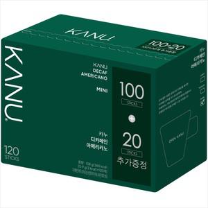 카누 미니 디카페인 120T/넉넉한 유통기한X오늘출발