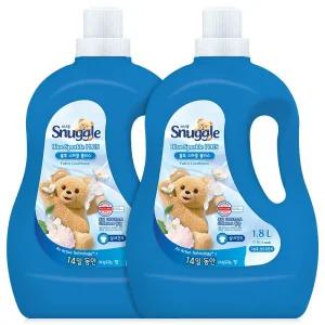 스너글 블루스파클 고농축 섬유유연제 1.8L 2개