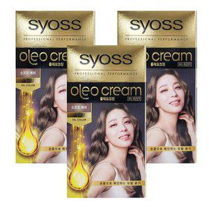 [헨켈]사이오스 올레오 크림 염색약 2A 소프트애쉬 x 3개