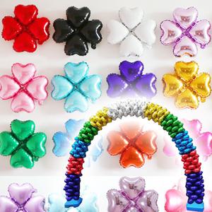 하트은박아치(65장+5장) 튜브아치/풍선/가랜드/은박가랜드/광고/홍보/입구장식/데코/파티용품/벌룬