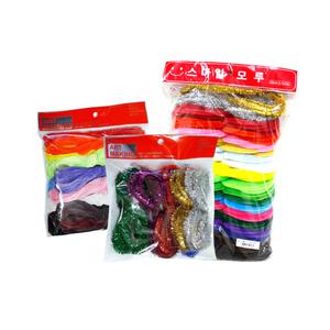 모루 철사 만들기 일반 반짝이 10줄 스마일 20줄