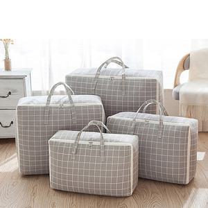 패브릭 이불 정리함/리빙 박스 보관함 가방 옷 의류 보관 수납 정리 수납함 공간 대용량 대형 다용도 방수