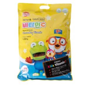 뽀롱뽀롱 뽀로로 비타민C 1000정 복숭아맛 키즈 어린이 비타민간식 유치원 답례품 H