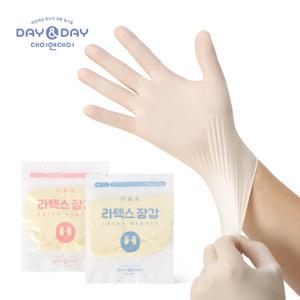 데이앤데이 라텍스장갑 개별포장 