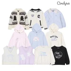 [신디키즈] 여아 FW데일리룩 추천! 니트/맨투맨/청바지/상하세트 등