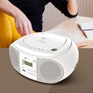 인비오 포터블 라디오 블루투스 오디오 고감도/AM/FM /CD/USB nb6y