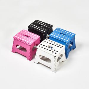 할메이드 플라스틱 간이의자 발판 미니 스툴 캠핑 휴대용 접이식 의자 소