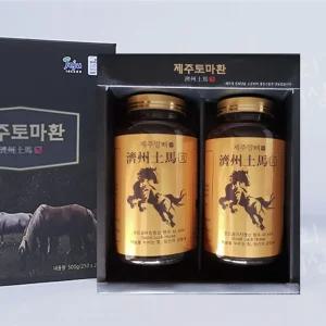 말뼈환 제주 말뼈 말꽝 환 팔미티옥렉산 단백질 철분 칼슘 부모님 감사 선물 250gX2병