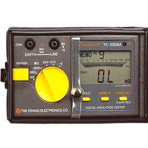 TK-2000M/국산/태광/디지털/절연저항/멀티/테스터기/테스타/측정/디지털/저항계