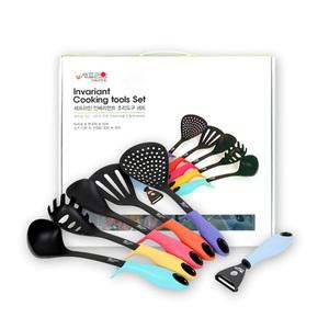 셰프라인 인베리언트 실리콘 조리도구 6종 세트 /선물세트 키친툴 국자 뒤집개 필러 스푼 요리도구