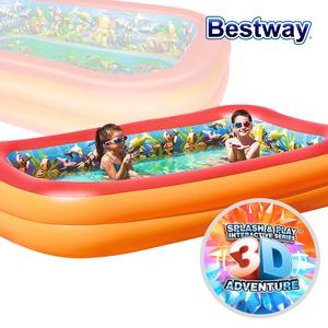 [베스트웨이] BW 54114 3D스프레쉬앤플레이 에어풀장/물놀이풀장