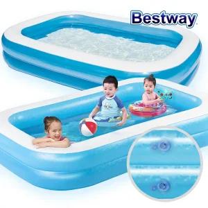 [베스트웨이] BW 54006 고급사각 에어풀장 262cm/물놀이풀장/볼풀장