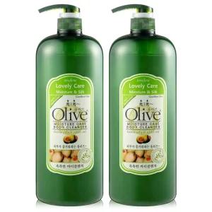 아임세레느 올리브 대용량 바디클렌저 1500mlX2개/바디워시 샴푸 린스