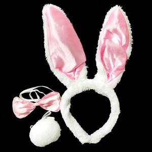 토끼머리띠3종세트  토끼분장 생일파티 이벤트용품 동물머리띠