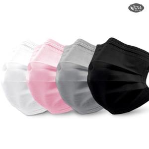 국산 참조은 일회용마스크 대형 소형 50매 화이트 블랙 핑크 그레이- 비말차단 3중구조