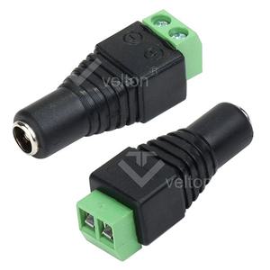 SJ0013 DC터미널변환젠더(암) DC5.5mm-2.1mm(J)-2P 터미널블럭