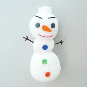 맘아트 DIY 양말 눈사람 만들기 키트 크리스마스 솜인형