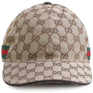 [구찌]_GG 삼선 캡 200035 KQWBG 9791